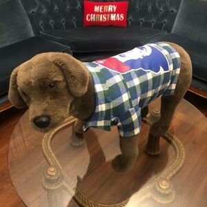 Philadelphia Phillies Ben Franklin Up-Cycled Dog Jacket Size Large